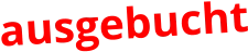 ausgebucht